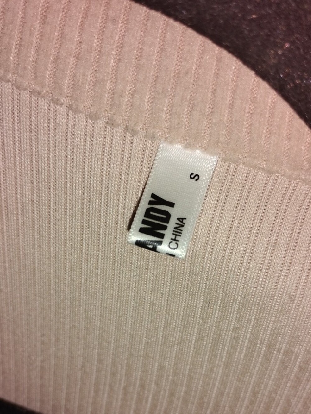 Cream Ribbed Button-Up Shirt Jacket - Picture 2 of 4